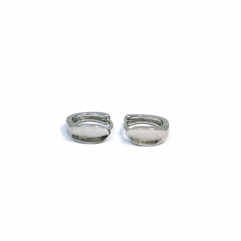 Pendientes de plata pequeño de aro 1