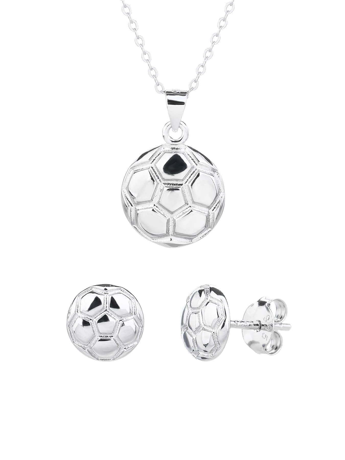 Conjunto de plata fútbol cuña 1