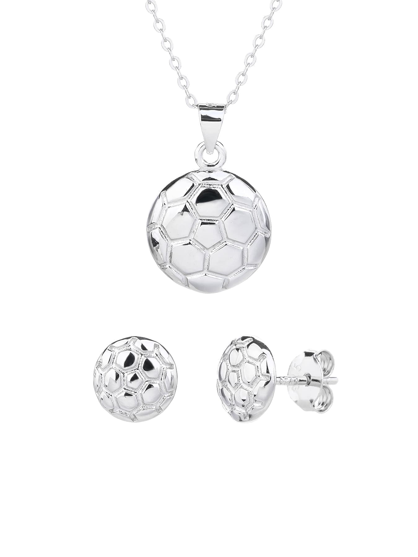 Conjunto de plata balonmano cuña 1