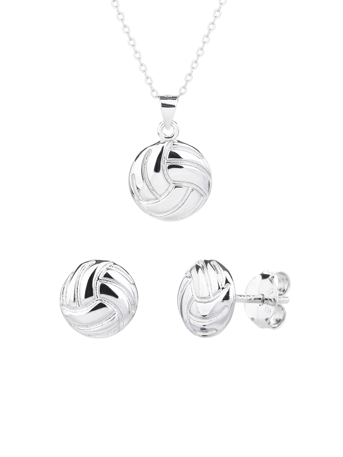 Conjunto de plata agua polo cuña 1