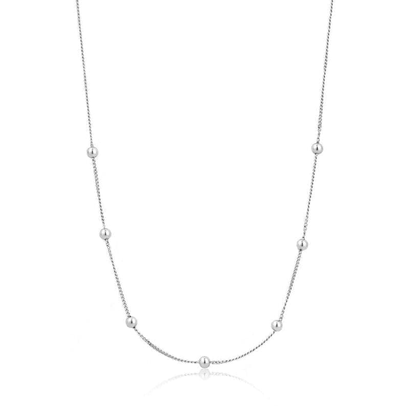 Ania Haie collar de plata moderno perla 1
