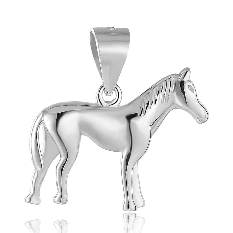Colgante de plata caballo 1