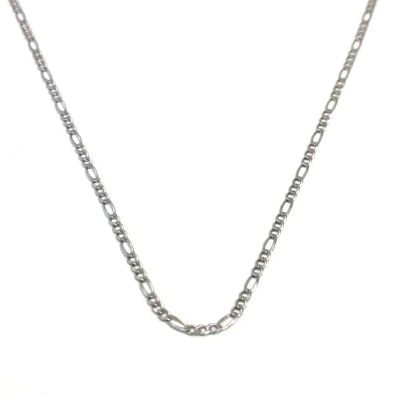Silver Figaro chain 60cm