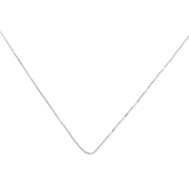 Silver Cube chain /thin/ 40cm
