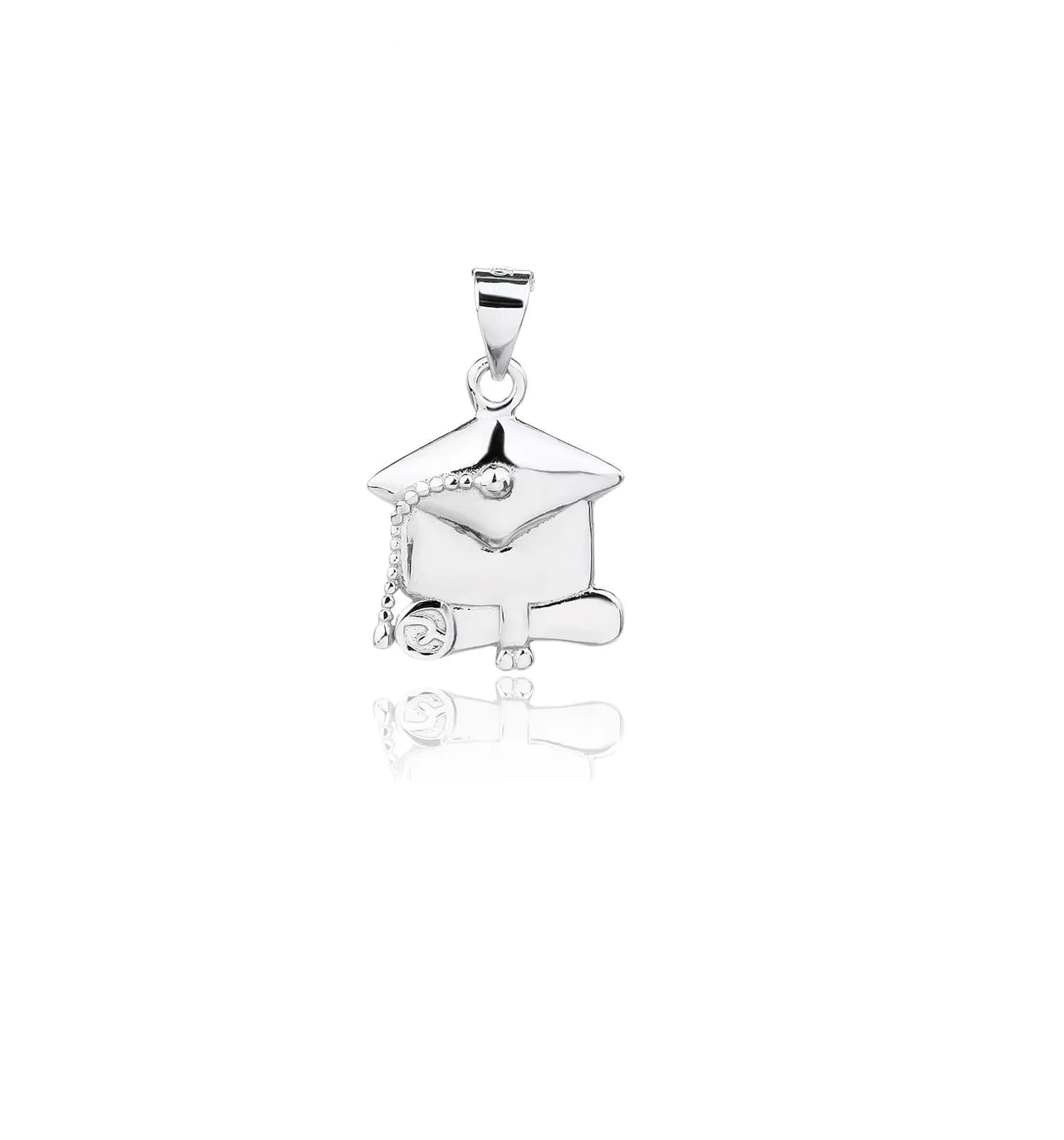 Silver graduation medal 1